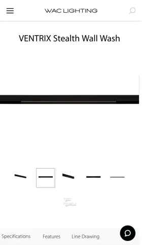 S2WW24 WAC LIGHTING Ventrix Stealth Wall Wash