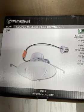 5084000 WESTINGHOUSE Frost Led Recessed Recess Retrofit