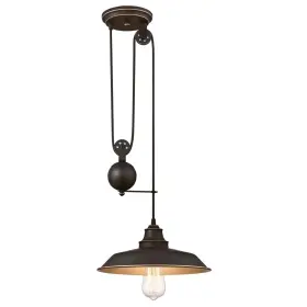 6363200 WESTINGHOUSE Iron Hill Light Pulley Oil Finish Wit