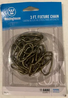 70071 WESTINGHOUSE Antique Finish Fixture Chain