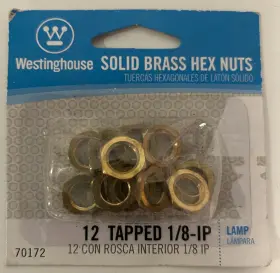 70172 WESTINGHOUSE Solid Hex Nuts Ip Pack