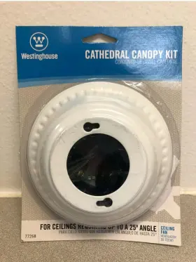 77268 WESTINGHOUSE Semi Cathedral Ceiling Canopy Kit
