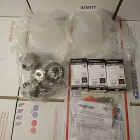 77849 WESTINGHOUSE Cluster Ceiling Fan Light Led Bulb Frosted #2