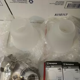 77849 WESTINGHOUSE Cluster Ceiling Fan Light Led Bulb Frosted #3