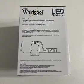 WD4L27D1A WHIRLPOOL Led Recessed Recess Light Lighting Dim #2