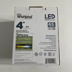 WD4L27D1A WHIRLPOOL Led Recessed Recess Light Lighting Dim #3
