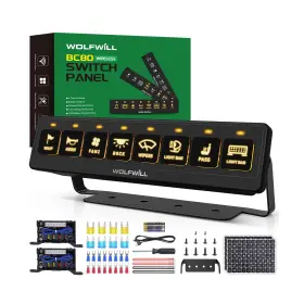 BC80 WOLFWILL Gang Wireless Switch Panel Remote Control