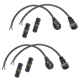 25-2P-12 WOODGUILIN Pin Waterproof Connector Wire Male Female