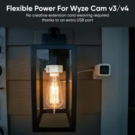 850025015783 WYZE Lamp Socket Power Adapter Cam Separately #2