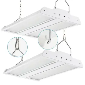 Xbuyee B0cdgz2vst High Bay Led Shop Light 2-pack 1.35ft 150w 21000lm 5000k Daylight