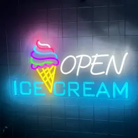B0D2HV5FF7 XEAYY Cream Sign Neon Usb Bar