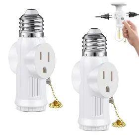 E26E27-2W-UPGRADE XGJUCE Light Socket Outlet Adapter Plug