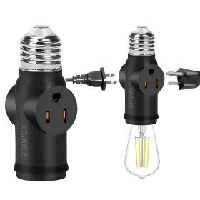E26E27-B22 XGJUCE Prong Light Socket Plug Adapter Outlet
