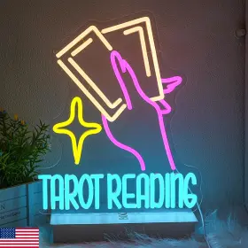 B0F4QGVVXB XIXKILLY Tarot Reading Neon Sign Wall Light Led