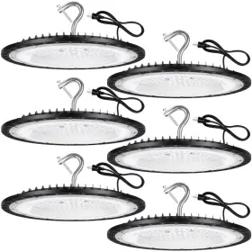 Yanycn B0clxxwn72 6 Pack 150w Ufo Led High Bay Light Fixture5000k Daylight Commercial Shop
