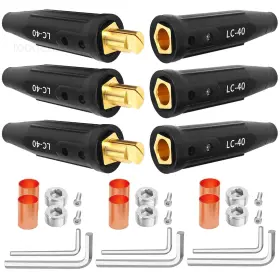 789344895403 YDHFTYS Welding Leads Connector Cable Male