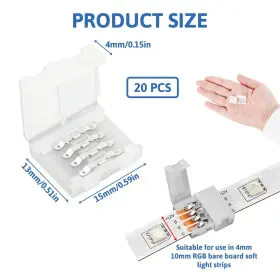 YENBLOW241012401 YENBLOW Pin Led Light Strip Connectors #2
