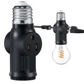 313037135158 YENMOP Prong Light Bulb Outlet Socket Plug