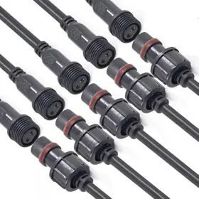 POPOLAV-181 YETOR Waterproof Wire Male Female Plug Led