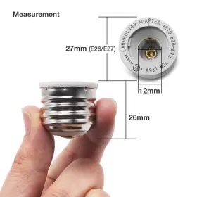 617762416828 YILIGHTING SUPPLIER Adapter Screw Base Cande #3