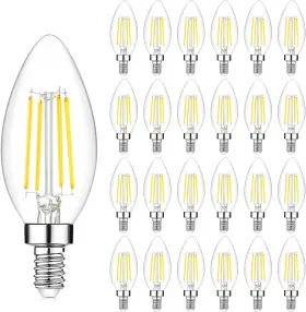 C354W-50-80-C YOCHOICE Dimmable Led Candelabra Bulbs