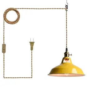 B0DRG2FZTG YUBOLE Nordic Barn Pendant Light Fixture Plug