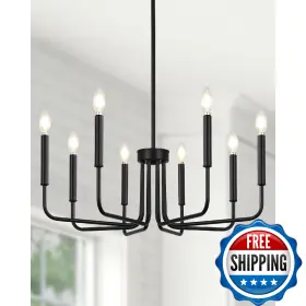 B0FK5DX6K3 YUNNIX Light Chandelier Dining Fixture Farmhouse