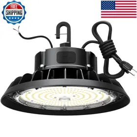 Yxl B0cqr8m33x 100w Super Bright Ufo Led Shop Lights 15000lm 5000k 0-10v Dimmable Us Plug