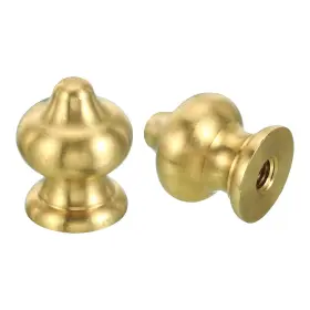 619668258113 ZAPLYTE Cap Solid Knob Lamp Finial Table