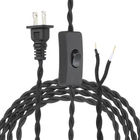 672668564448 ZAPLYTE Twisted Lamp Cord Plug