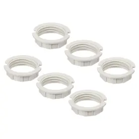 Zaplyte 743151318456 6pcs G9 Light Socket Rings Lamp Shade Holder Adapter Ring For Fixture