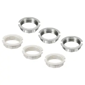 743151318524 ZAPLYTE Light Socket Lamp Shade Holder Ring Zinc