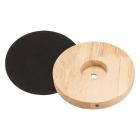 743151489309 ZAPLYTE Wooden Lamp Base Light Wood Desk Table