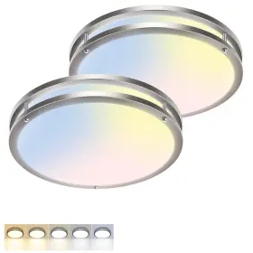 B0FCM5H6WB ZEMTY Led Flush Mount Ceiling Lights Dimmable