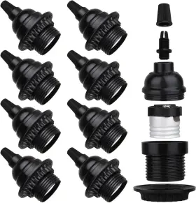 313114215209 ZEVNICO Pack Light Sockets Screw Base Pendant