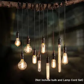 414806868658 ZEVNICO Light Sockets Edison Period Pendant Lamp #2