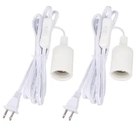 782901495375 ZEVNICO Pack Pendant Light Cord Socket Lamp