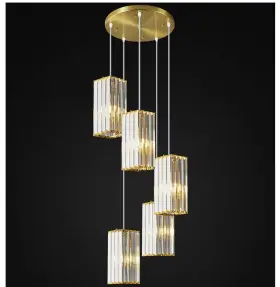 JP-403-5Y ZHLLMQ Pendant Lighting Light Mini Crystal