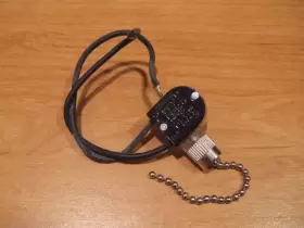ZE-109 ZING EAR Ceiling Fan Light Chain Switch Pullchain Kit