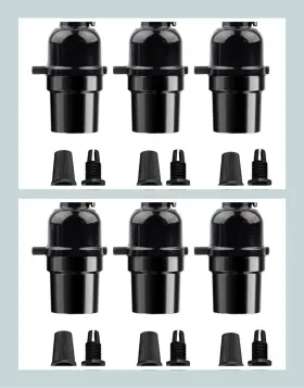 ZE-309D ZING EAR Base Light Socket Push Switch Screw Holder