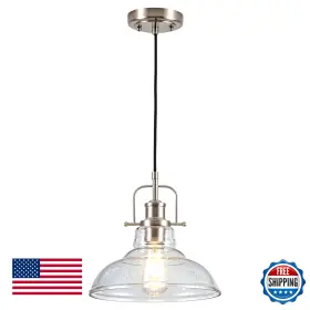 B0C5JMG27T ZLEPMLLA Glass Pendant Light Farmhouse Fixture Adj