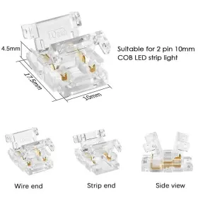 786194669130 ZMFGMN Cob Led Strip Solderless Corner Connector #2