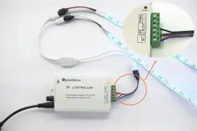 794414291078 ZMFGMN Led Strip Lights Extension Cable Male #3