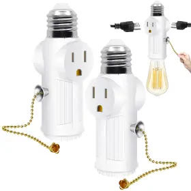 RS-1903 ZQIAN Light Socket Plug Adapter Bulb Outlet
