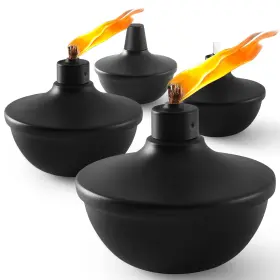 B0C85Q9PPC ZSPENG Pack Table Top Torches Citronella Flam