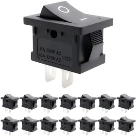 KCD1 ZUPAYIPA Ac Solder Lug Spst Mini Boat Rocker Switch