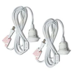 2-pack Fantado 11ft Hanging Pendant Light Cord By Paperlanternstore - Compati.... Fixed Price $24.71.
