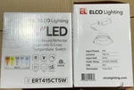 Elco Ert415ct5 4" Led Canless Recessed Light - White. Fixed Price $26.00.
