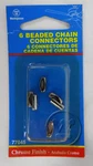 Ceiling Fan Beaded Chain Connectors 77045 Westinghouse Chrome Finish 6 New. Fixed Price $4.25.