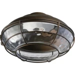 Quorum Hudson 1 Light Outdoor Flush Mount, Oiled Bronze - 1375-886. Fixed Price $155.00.
